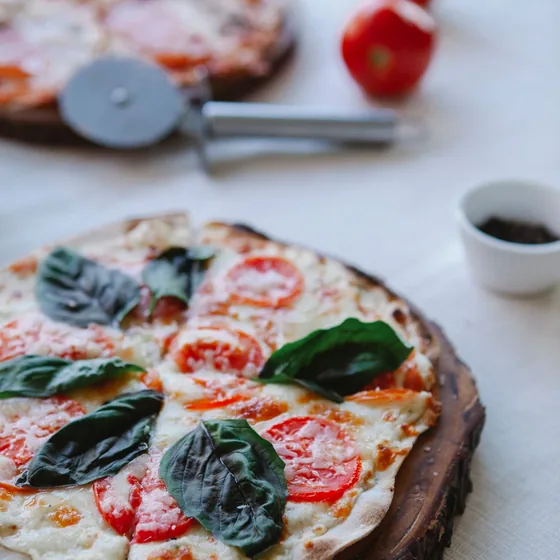 Margherita pizza
